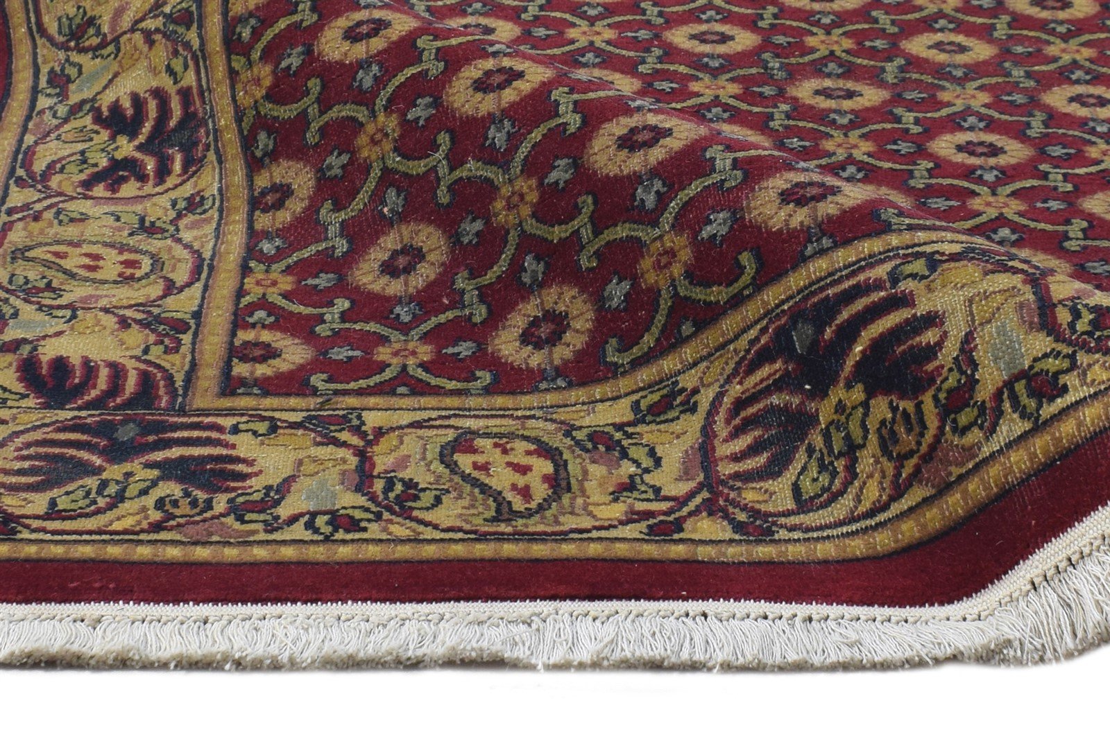 Hand Knotted Red Wool Rug 2'6 X 5' Persian Bijar Oriental Small Carpet 7864676188309
