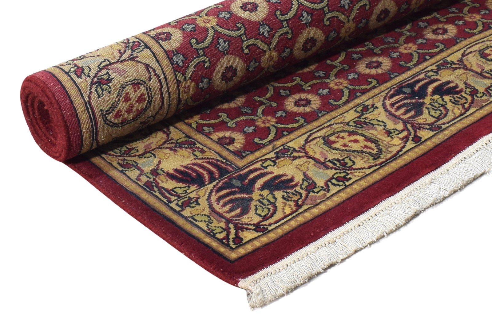 Hand Knotted Red Wool Rug 2'6 X 5' Persian Bijar Oriental Small Carpet 7864676188309