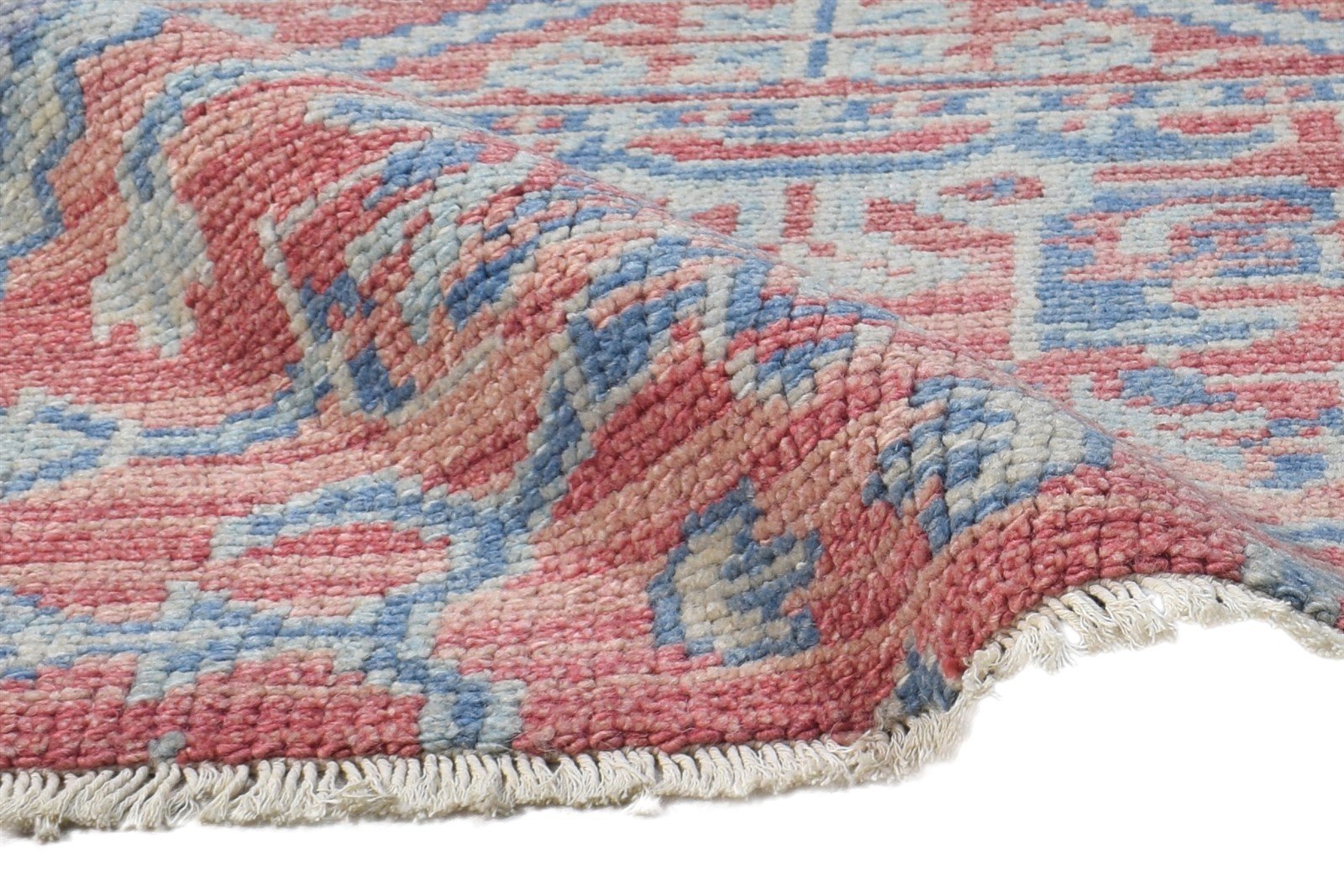 Hand Knotted Red Wool Rug 2' X 2' Persian Oushak Oriental Small Carpet 7864927322261