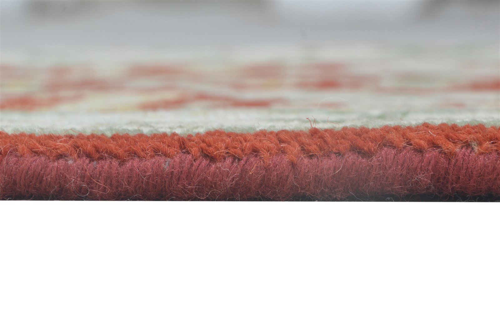 Hand Knotted Red Wool Rug 2' X 3' Persian Oushak Oriental Small Carpet 7864191549589