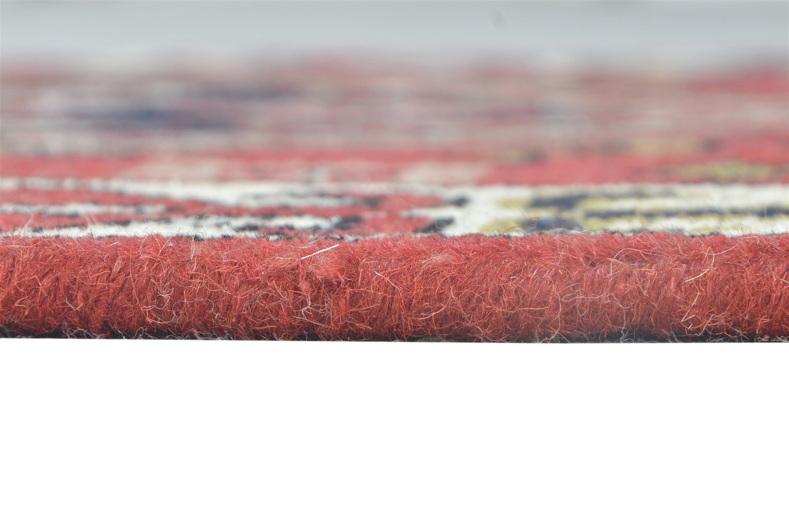 Hand Knotted Red Wool Rug 3' X 9' Persian Serapi Oriental Small Runner 7864994889877
