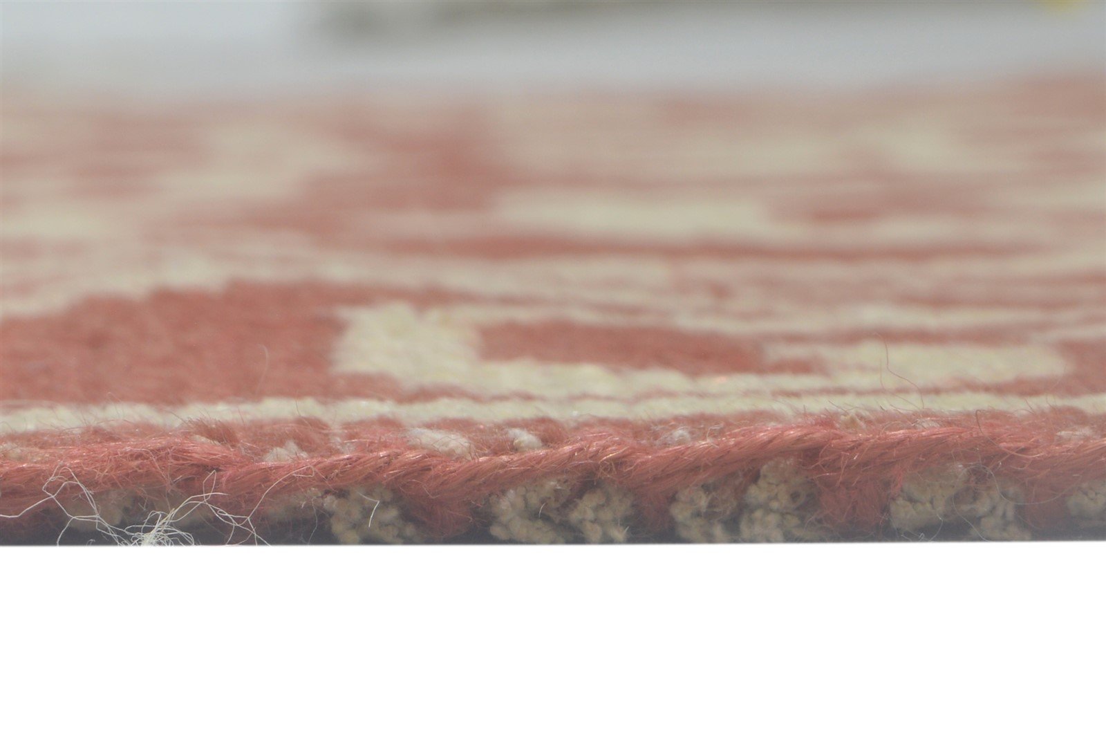 Hand Knotted Red Wool Rug 5' X 8' Persian Oushak Oriental Room Size Carpet 7864088920213