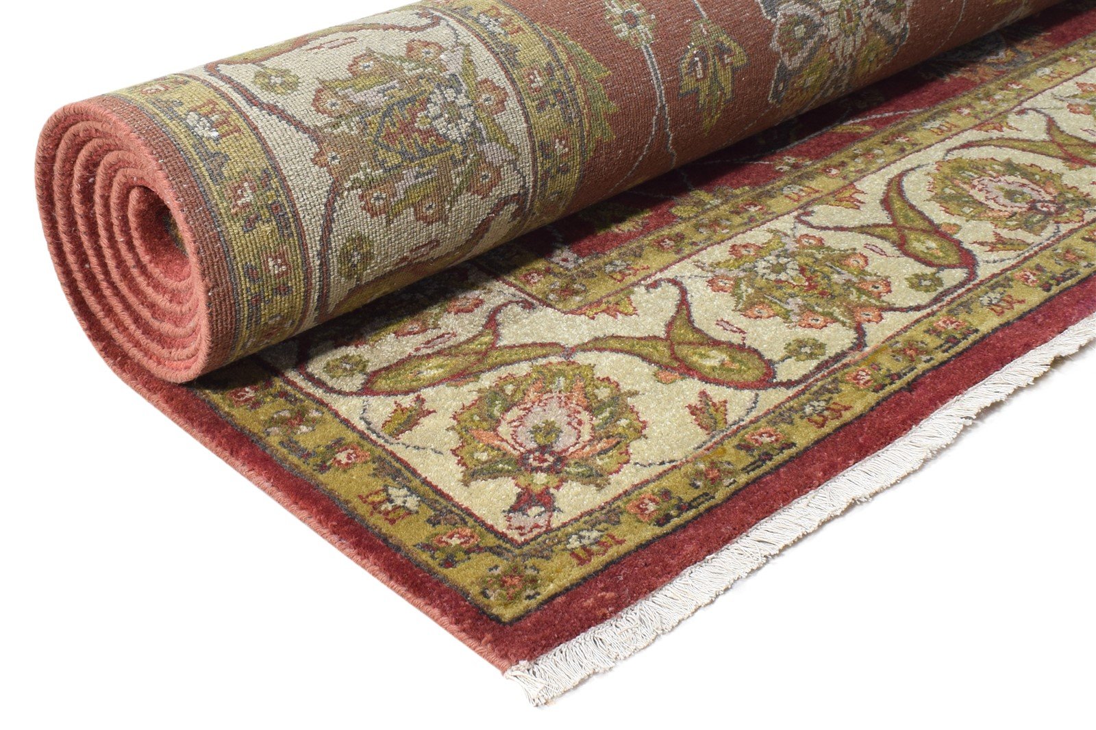 Hand Knotted Red Wool Rug 6' X 9' Persian Kashan Oriental Large Carpet 7865000099989