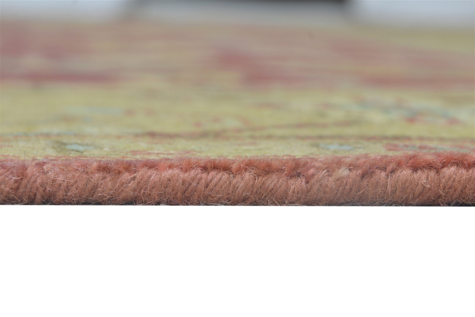 Hand Knotted Red Wool Rug 8' X 10' Persian Mughal Oriental Large Carpet 7864192630933