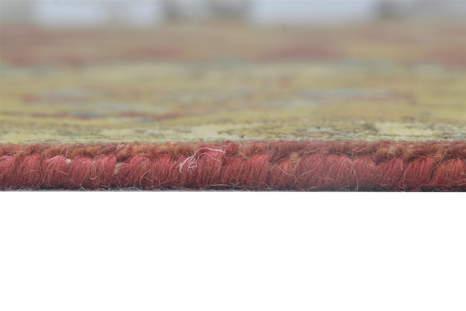 Hand Knotted Red Wool Rug 9' X 12' Persian Kashan Oriental Large Carpet 7864770166933