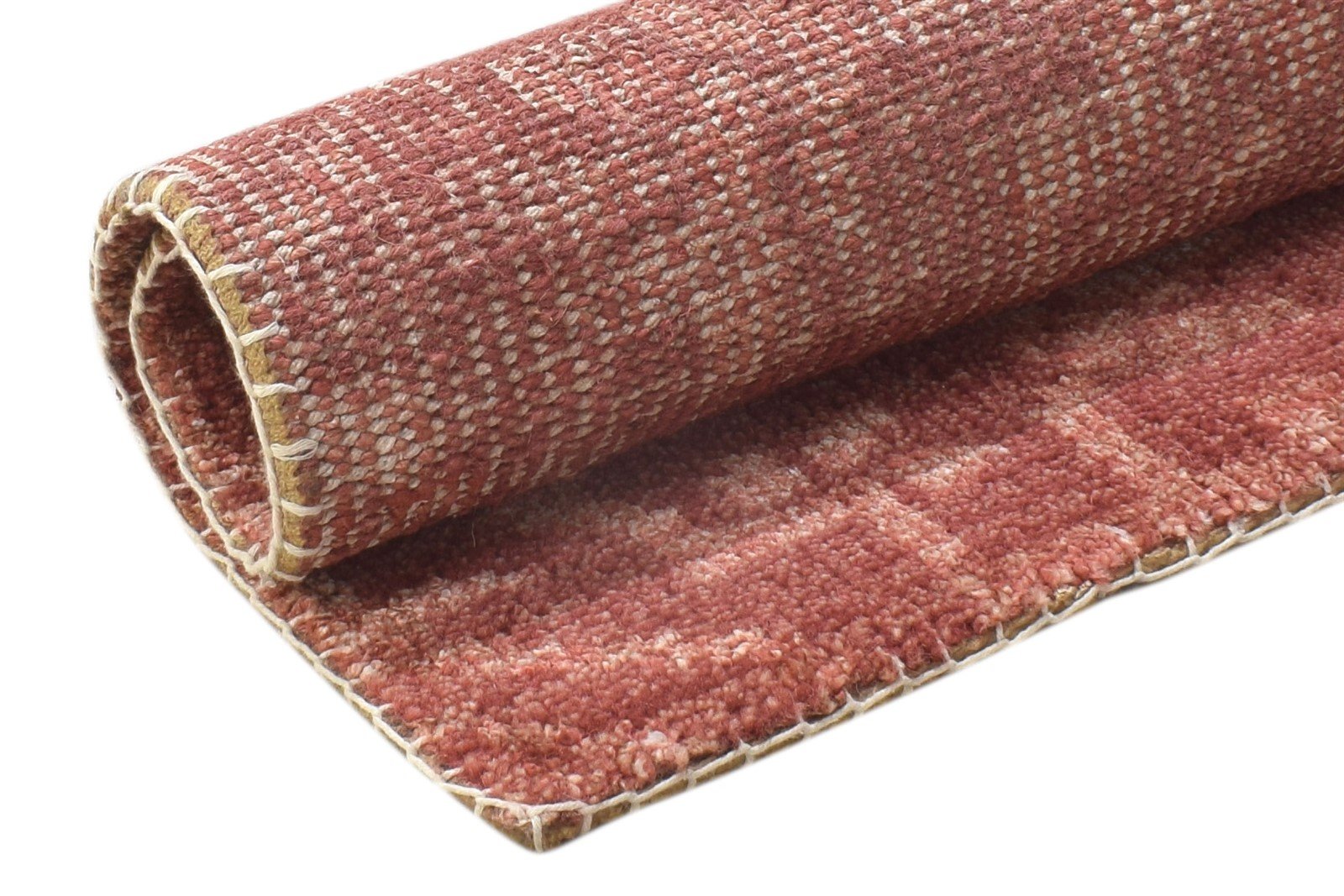 Hand Knotted Red Wool / Silk Rug 2' X 2' Modern Moroccan Trellis Small Carpet 7864132632725