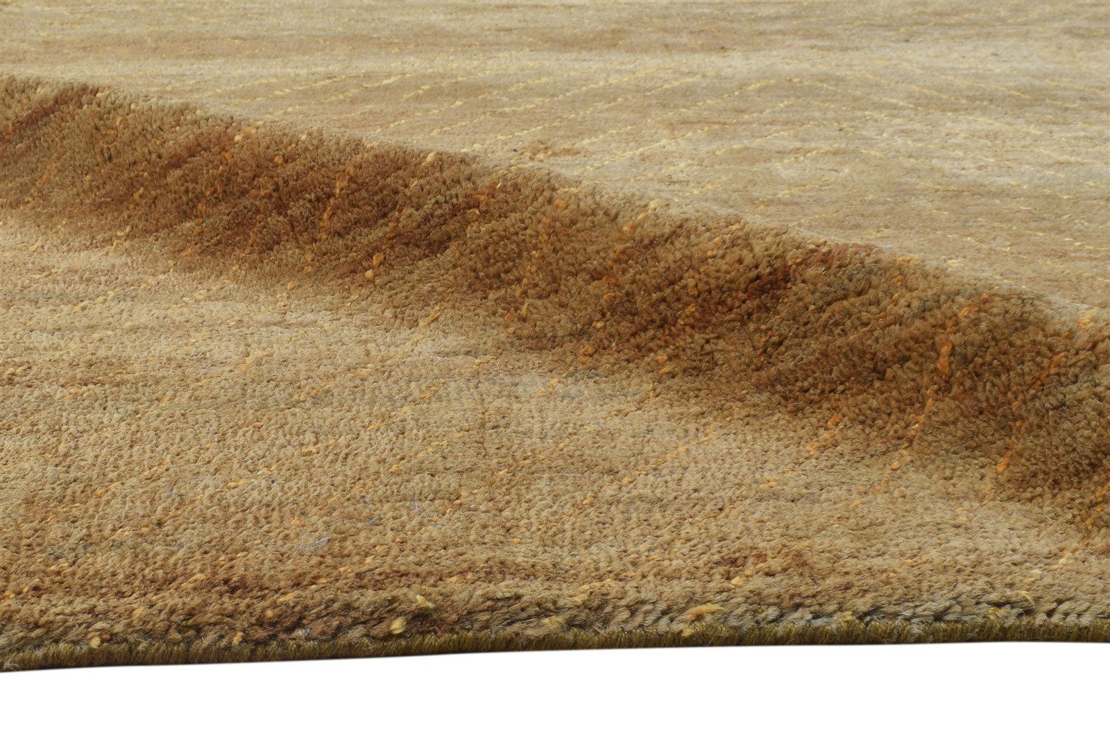 Hand Knotted Rust Jute Rug 5X7 Modern Scandinavian Geometric Room Size Carpet 7864408211605