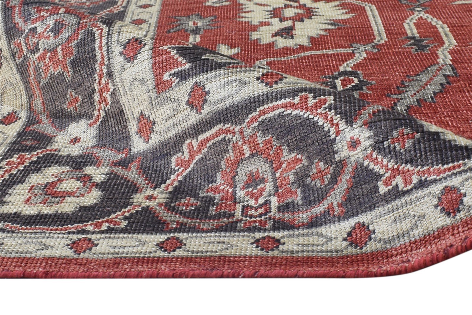 Hand Knotted Rust Silk Rug 6' X 8' Persian Oushak Oriental Room Size Carpet 7864797921429
