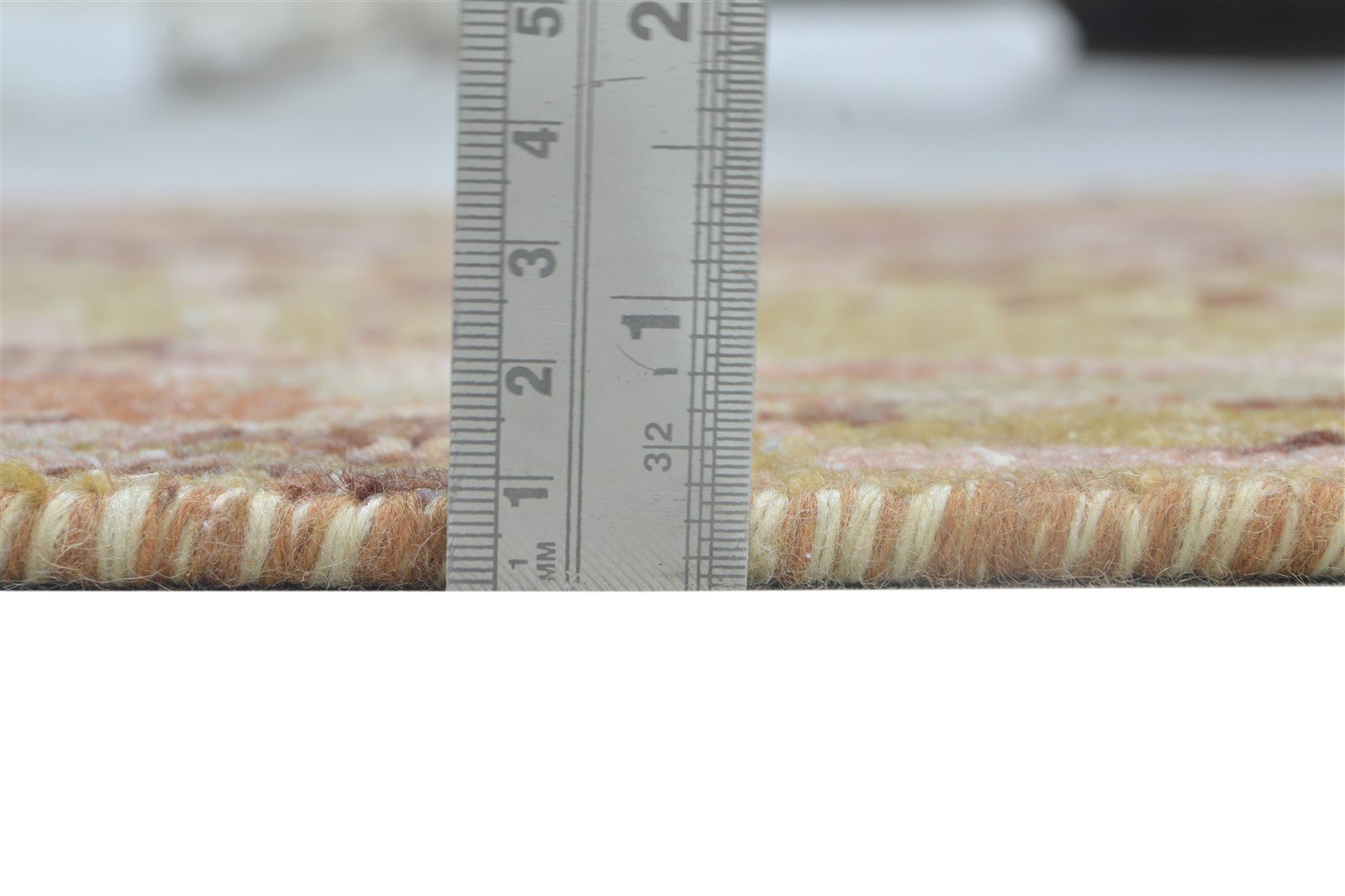 Hand Knotted Rust Wool Rug 2'6 X 10' Modern Indian Abstract Small Runner 7864144298133