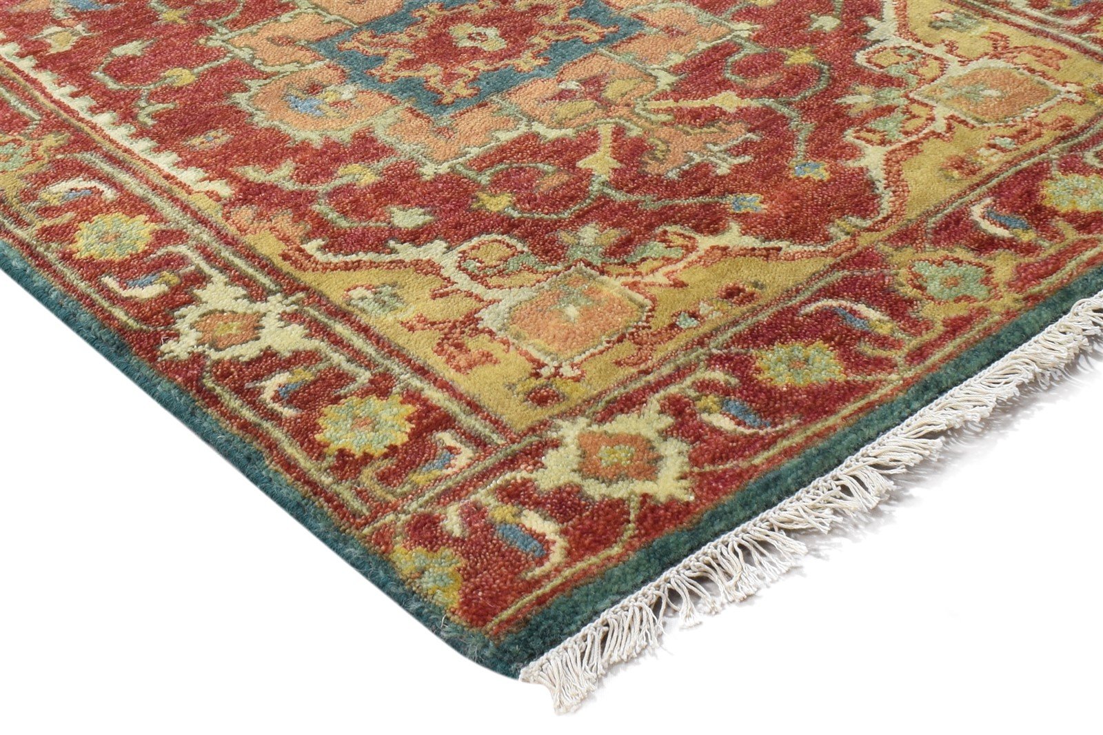 Hand Knotted Rust Wool Rug 2'6 X 12' Persian Kazak Oriental Small Runner 7864997675157