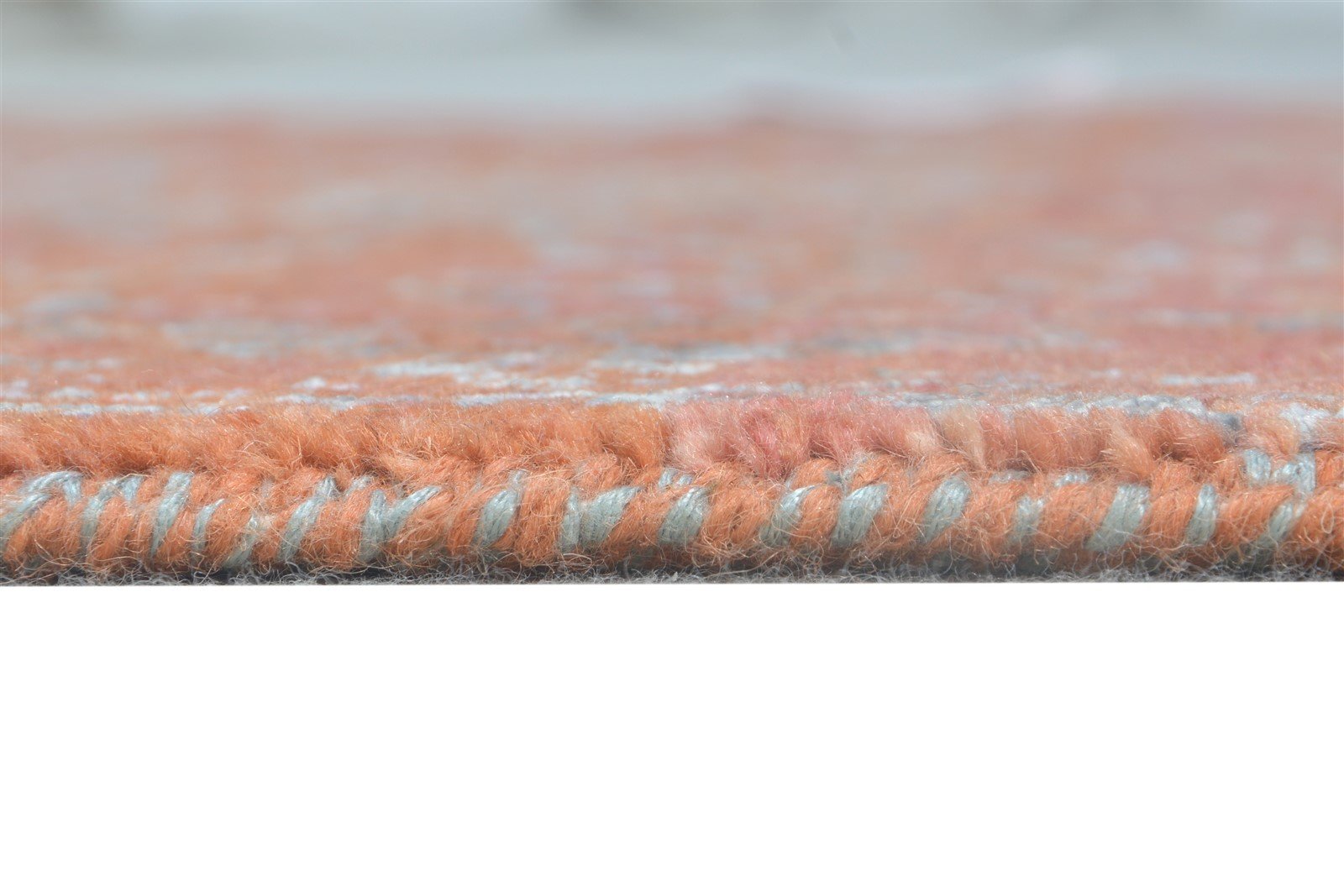 Hand Knotted Rust Wool / Silk Rug 3' X 4' Modern Oriental Abstract Small Carpet 7864591253653