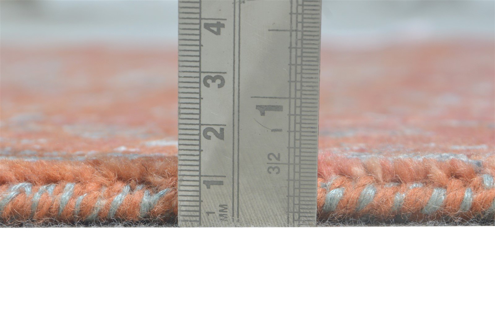 Hand Knotted Rust Wool / Silk Rug 3' X 4' Modern Oriental Abstract Small Carpet 7864591253653