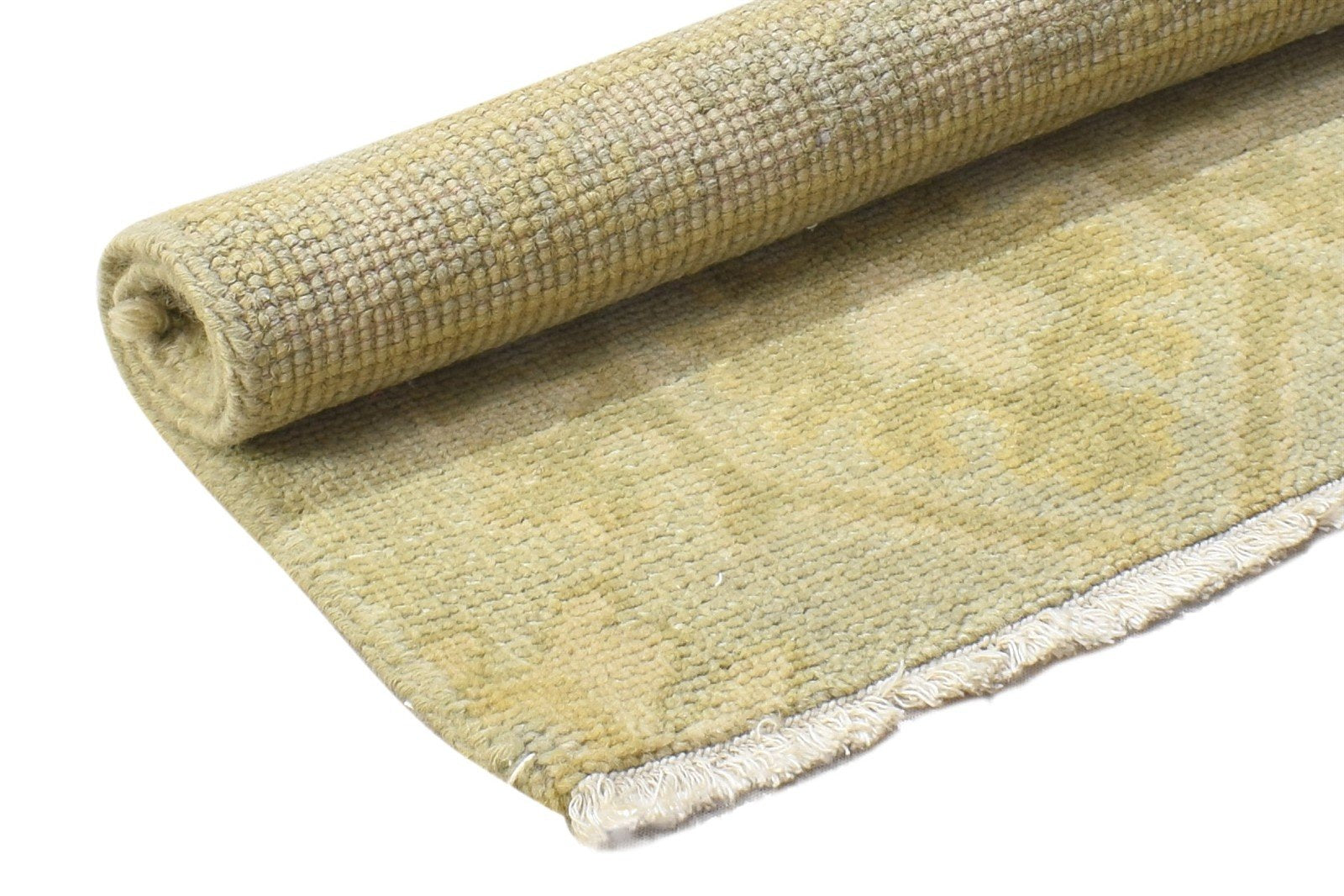Hand Knotted Sage Wool Rug 2' X 2' Persian Oushak Oriental Small Carpet 7864121065621