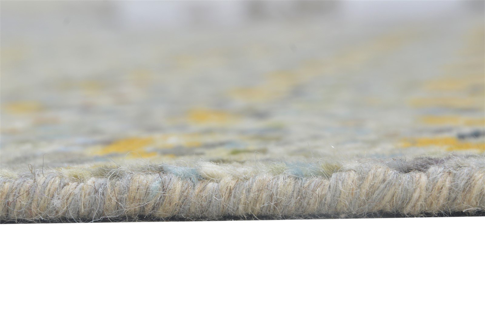 Hand Knotted Sage Wool Rug 6' X 9' Modern Indian Abstract Room Size Carpet 7864321933461