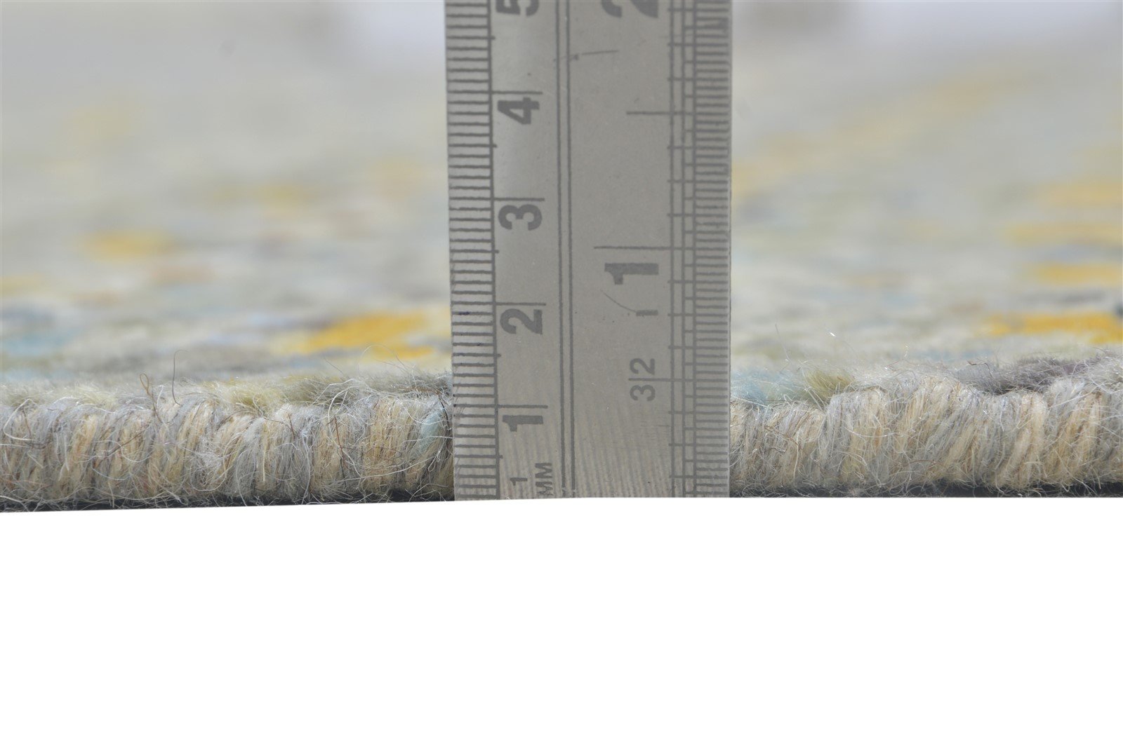 Hand Knotted Sage Wool Rug 6' X 9' Modern Indian Abstract Room Size Carpet 7864321933461