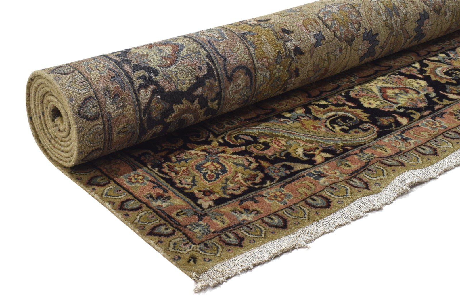 Hand Knotted Sage Wool Rug 9' X 12' Persian Tabriz Oriental Large Carpet 7864173461653
