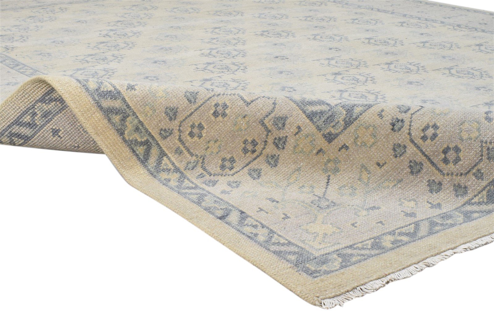 Hand Knotted Sand Wool Rug 10' X 8' Persian Bokhara Oriental Extra Large Carpet 7860688289941