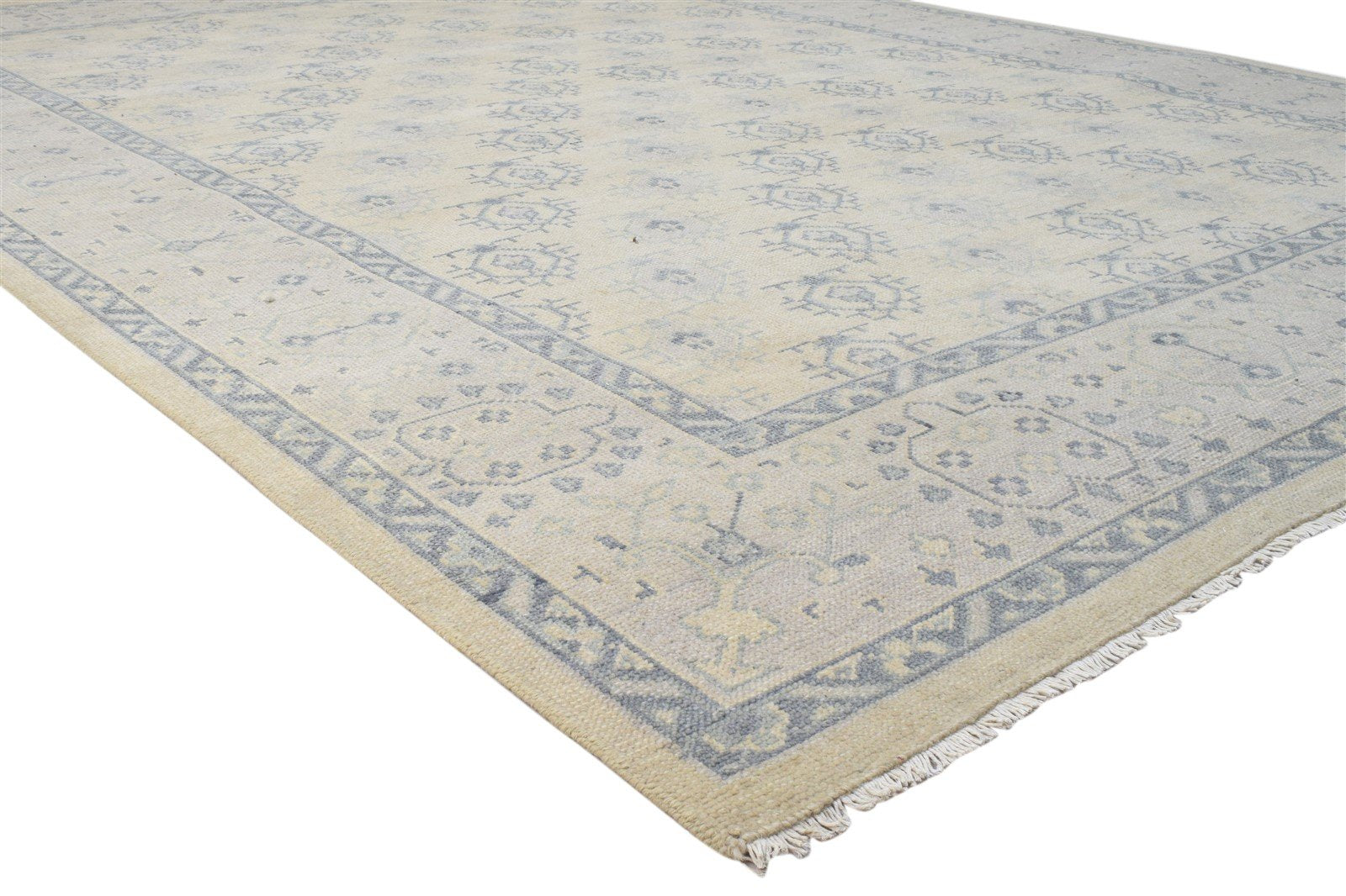 Hand Knotted Sand Wool Rug 10' X 8' Persian Bokhara Oriental Extra Large Carpet 7860688289941