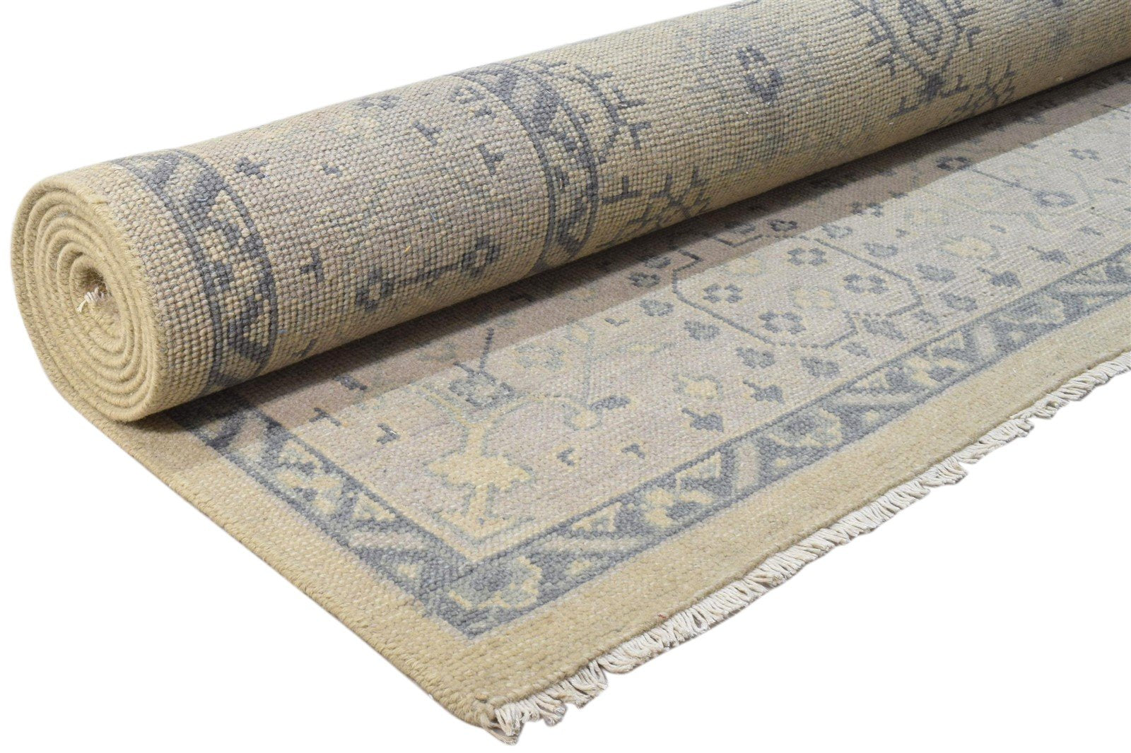 Hand Knotted Sand Wool Rug 10' X 8' Persian Bokhara Oriental Extra Large Carpet 7860688289941