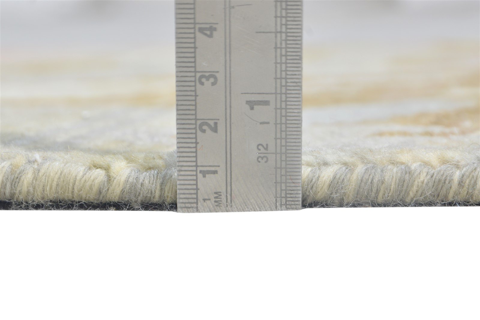 Lissy Hand Knotted Sand Wool Rug 2'6 X 10' Modern Bohemian Abstract Runner 7864943706261