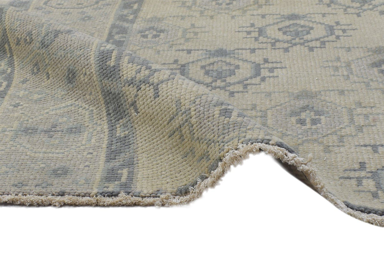 Hand Knotted Sand Wool Rug 2'6 X 3' Persian Bokhara Oriental Small Carpet 7864330584213