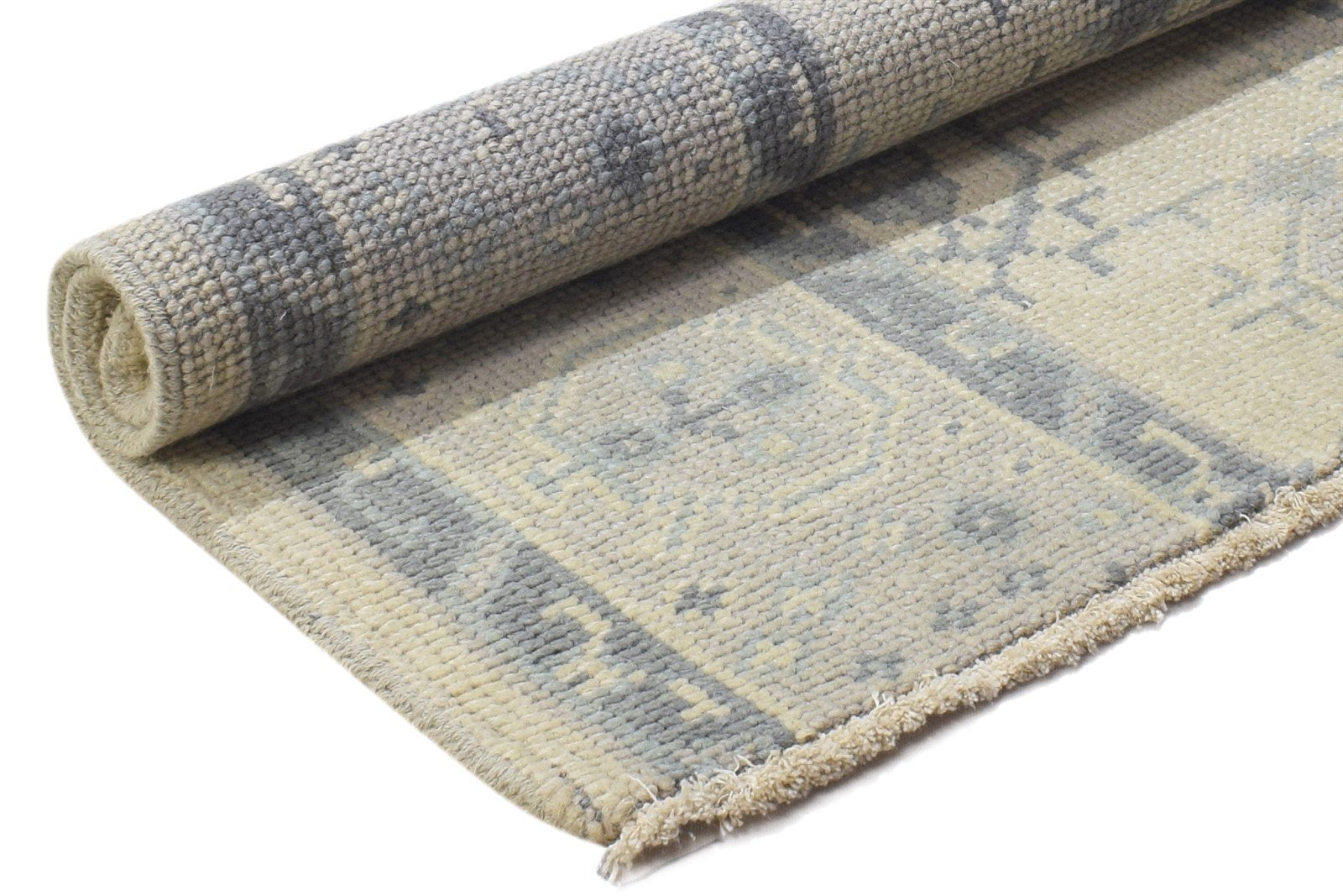 Hand Knotted Sand Wool Rug 2'6 X 3' Persian Bokhara Oriental Small Carpet 7864330584213