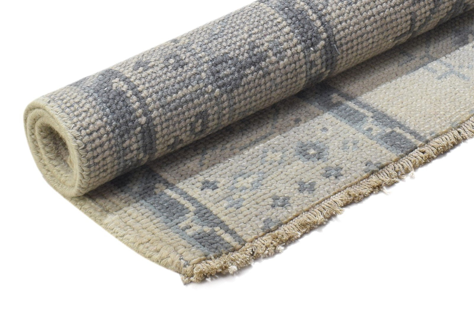 Hand Knotted Sand Wool Rug 2'6 X 3' Persian Bokhara Oriental Small Carpet 7864330485909
