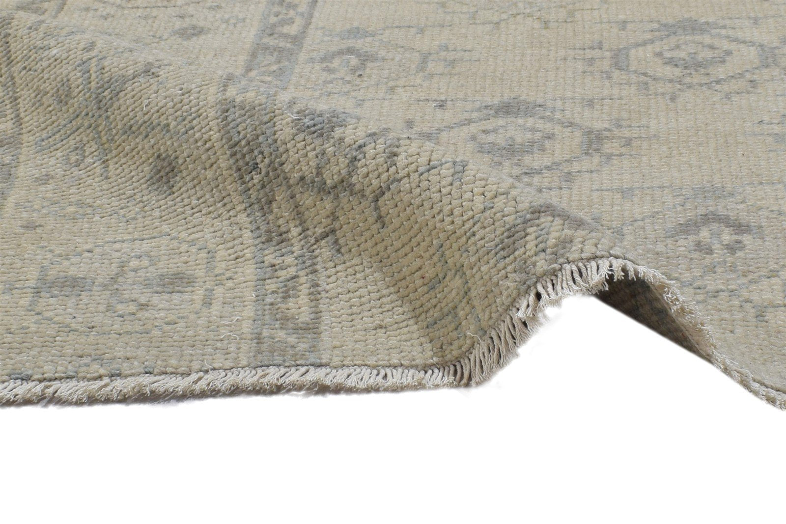Hand Knotted Sand Wool Rug 2' X 3' Persian Bokhara Oriental Small Carpet 7864330322069
