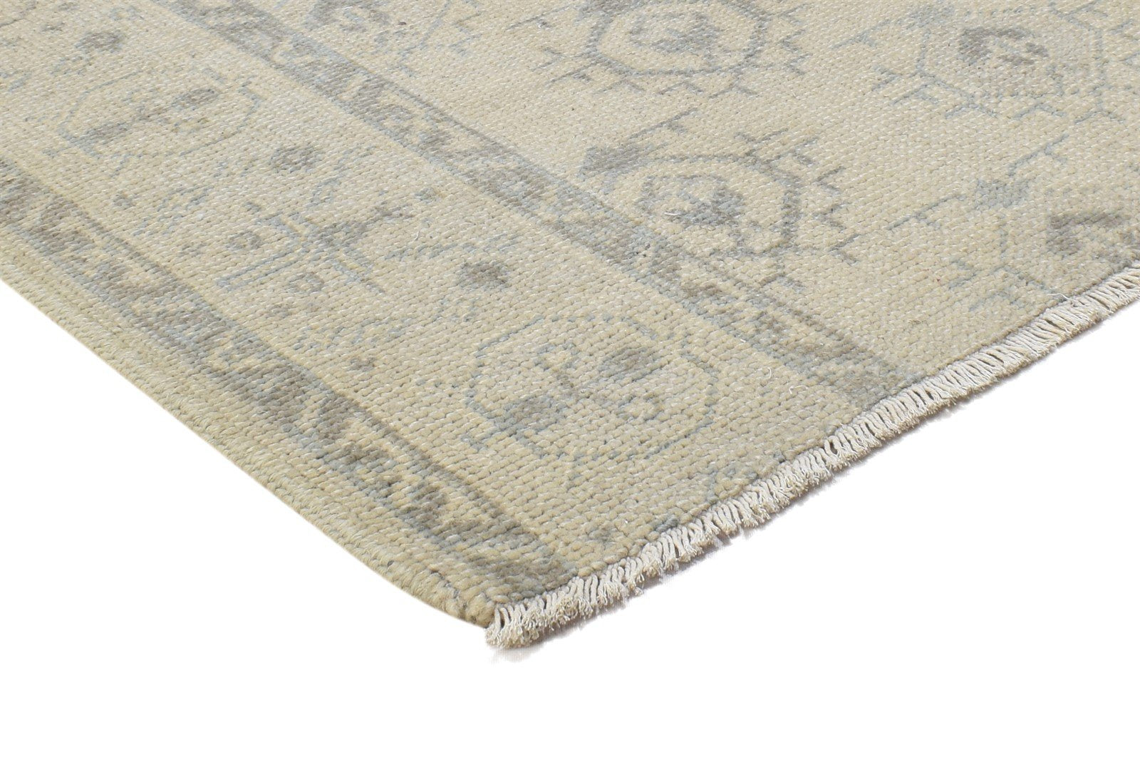 Hand Knotted Sand Wool Rug 2' X 3' Persian Bokhara Oriental Small Carpet 7864330322069
