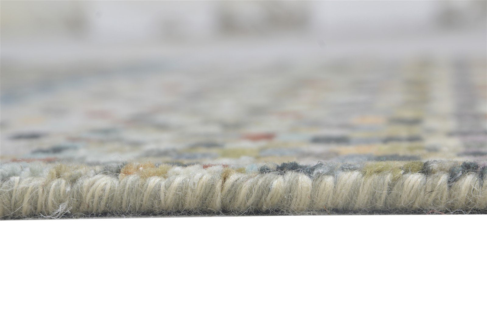 Hand Knotted Sand Wool Rug 3' X 5' Modern Indian Abstract Room Size Carpet 7864321736853