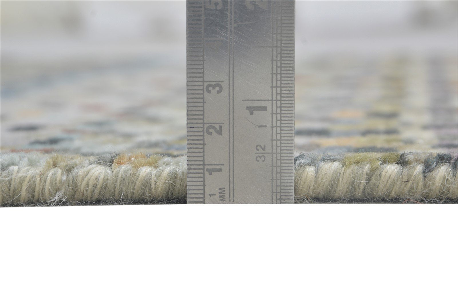 Hand Knotted Sand Wool Rug 3' X 5' Modern Indian Abstract Room Size Carpet 7864321736853