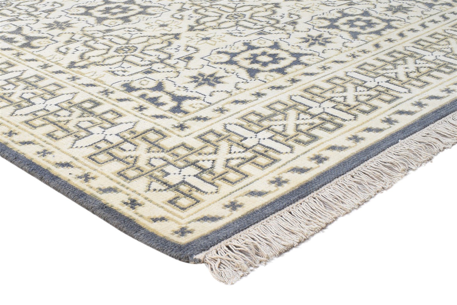 Hand Knotted Sand Wool Rug 6' X 8' Persian Bokhara Oriental Room Size Carpet 7864418599061