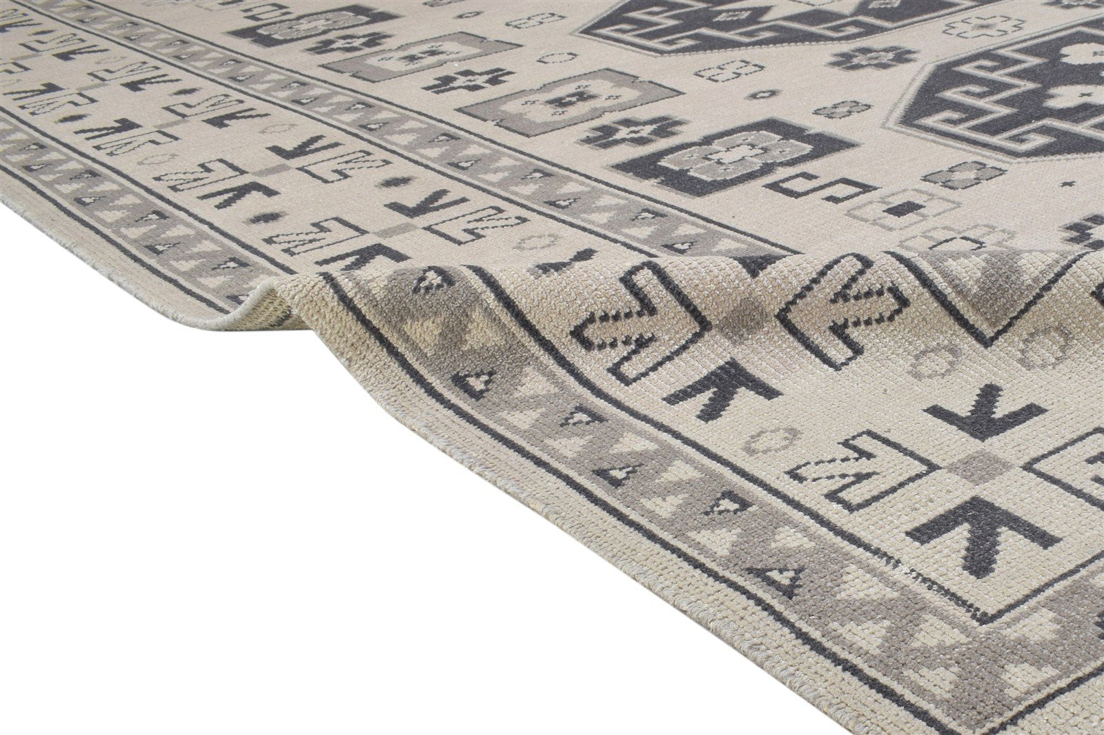 Hand Knotted Sand Wool Rug 8' X 10' Persian Khotan Oriental Large Carpet 7864176410773