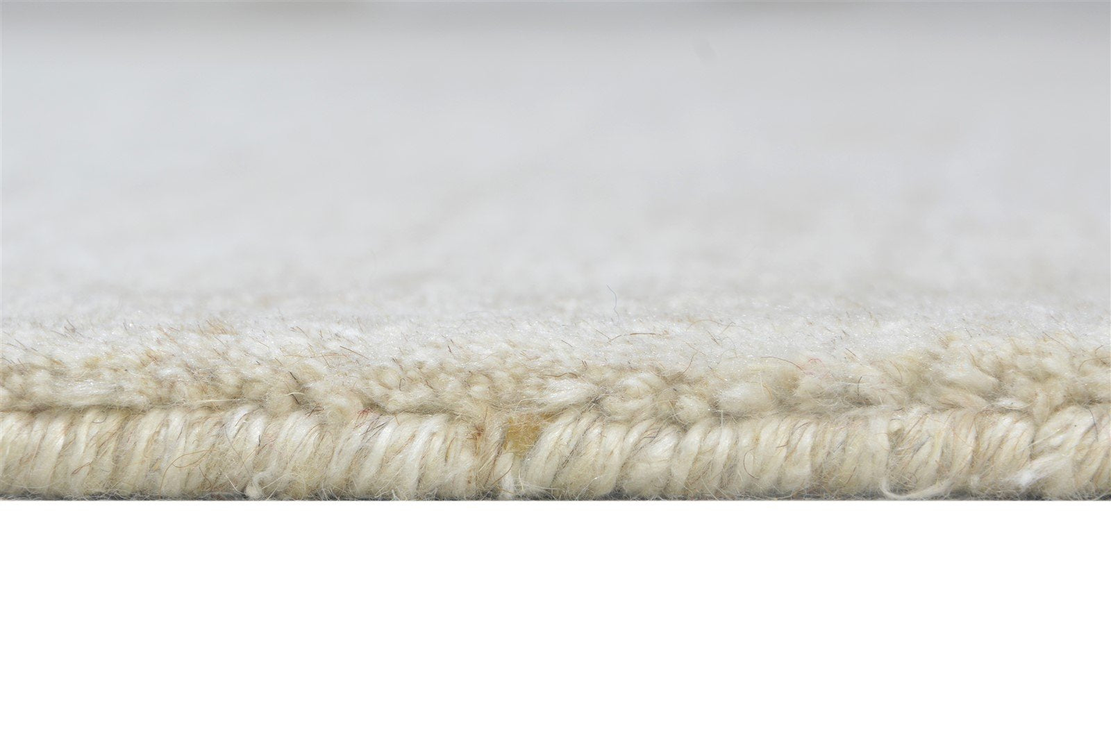 Hand Knotted Sand Wool / Silk Rug 4X6 Modern Scandinavian Solid Room Size 7864881840277