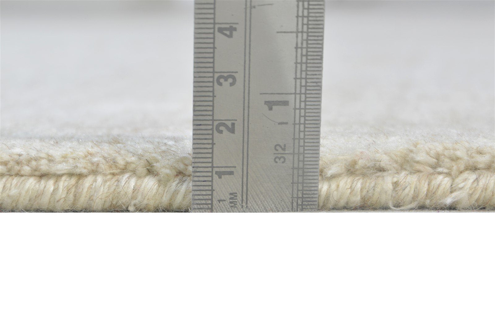 Hand Knotted Sand Wool / Silk Rug 4X6 Modern Scandinavian Solid Room Size 7864881840277