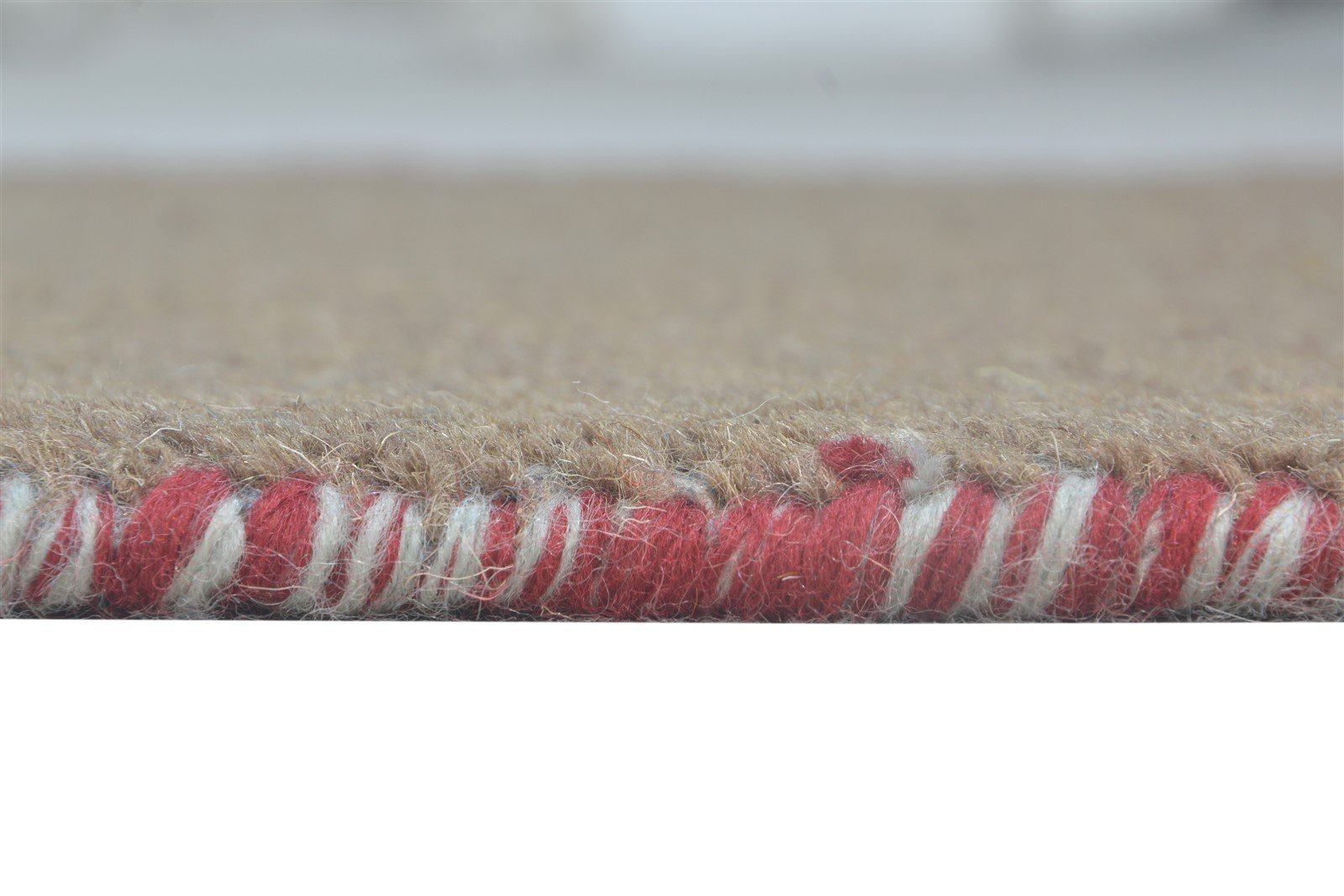 Hand Knotted Taupe Wool Rug 2' X 3' Southwestern American Tribal Small Carpet 7865052627093