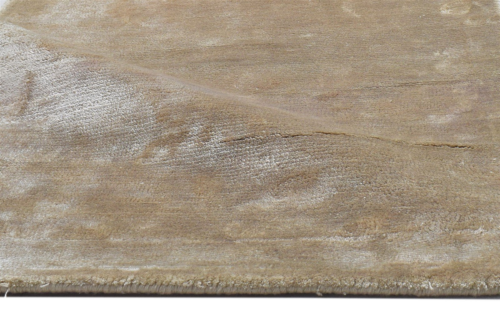 Hand Tufted Beige Wool Rug 2' X 3' Modern Scandinavian Solid Small Carpet 7864142004373