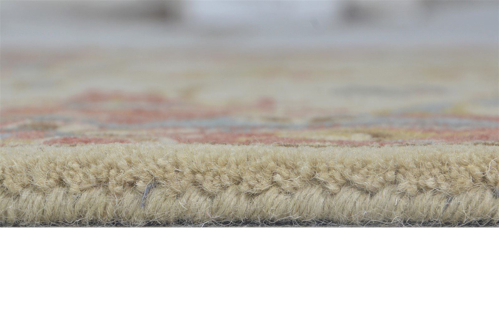 Hand Tufted Beige Wool Rug 3' X 5' Persian Oushak Oriental Room Size Carpet 7865176457365