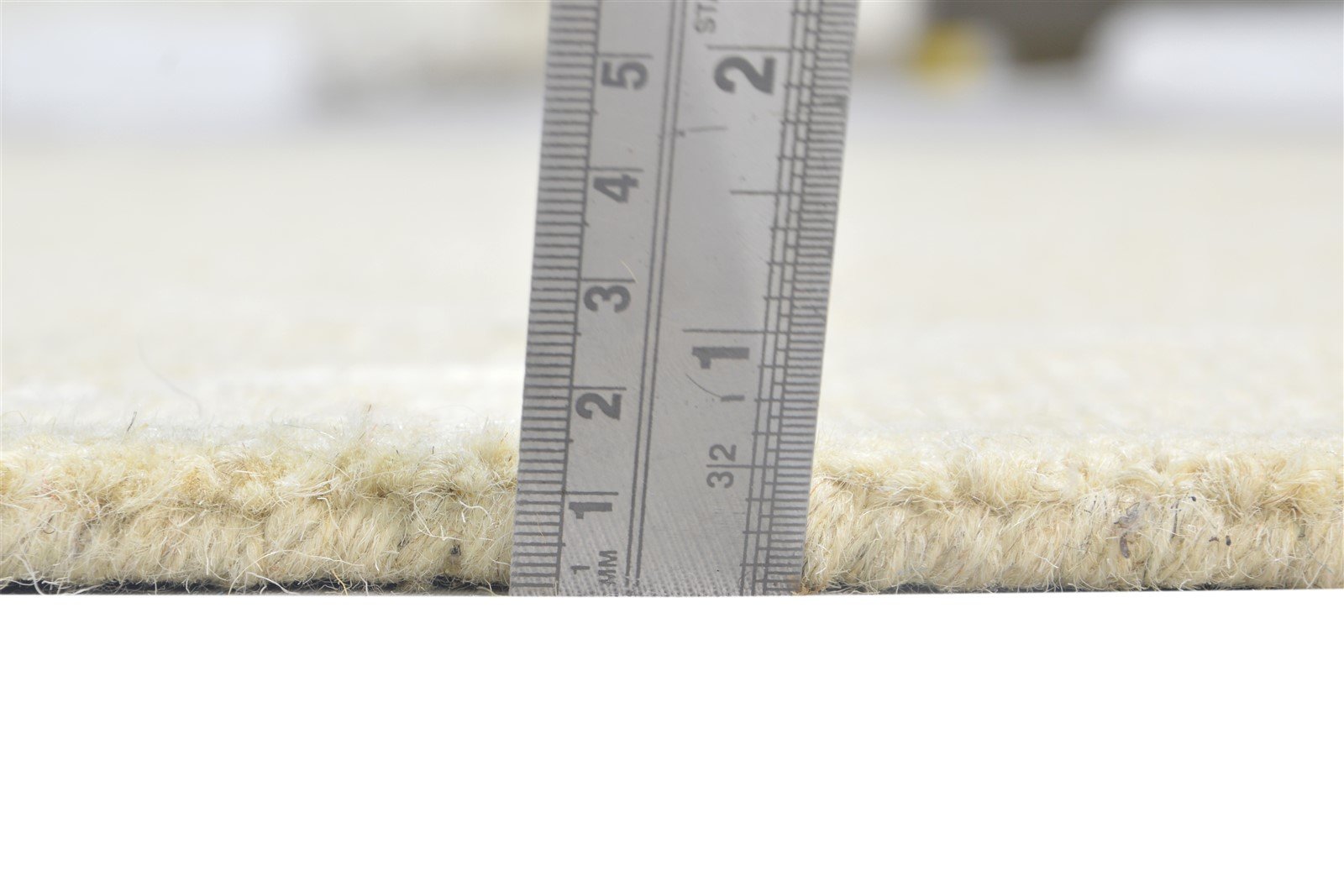 Hand Tufted Beige Wool Rug 5' X 8' Modern Moroccan Trellis Room Size Carpet 7864097603733