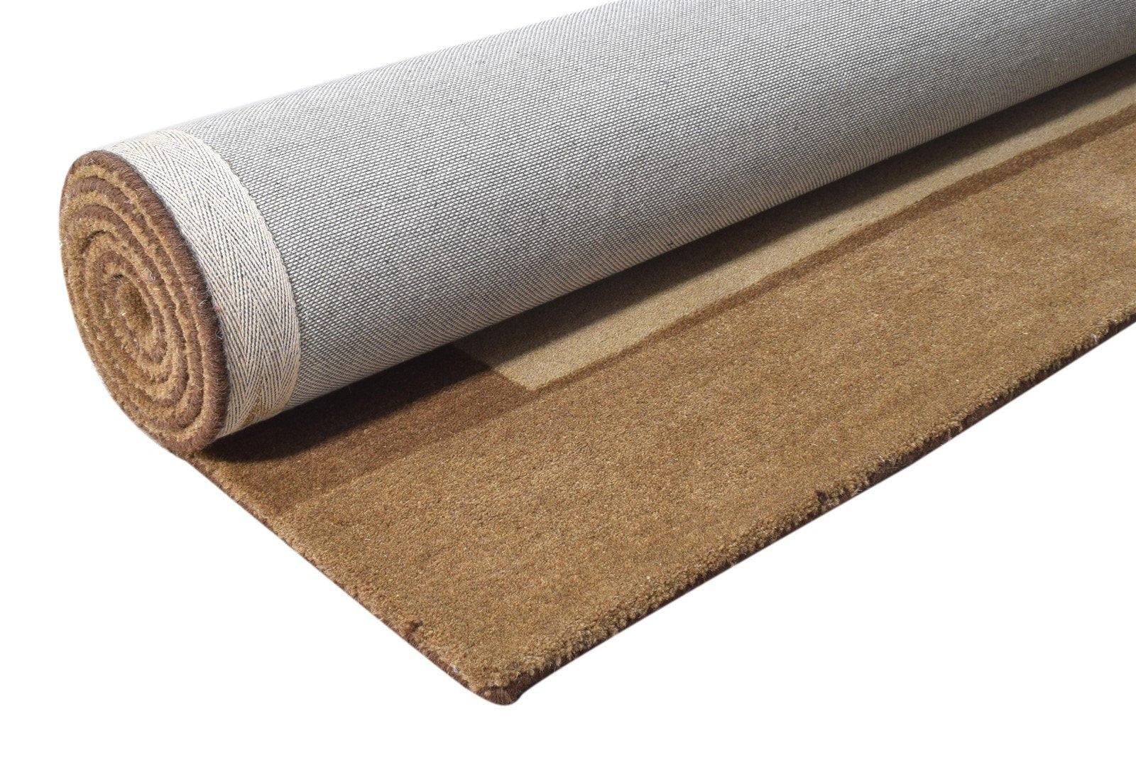 Malinde Hand Tufted Beige Wool Rug 5' X 8' Modern Scandinavian Bordered 7865128190101