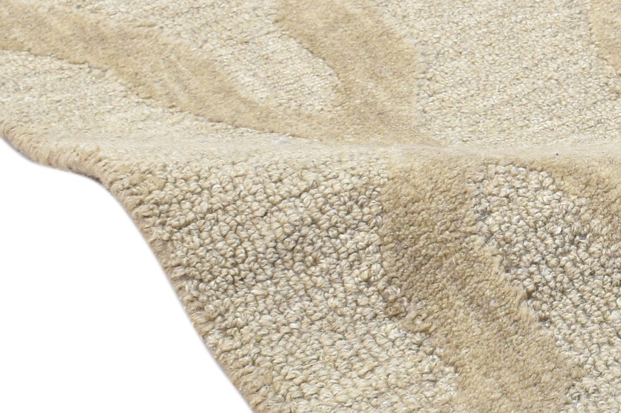 Hand Tufted Brown Wool Rug 2' X 3' Modern Moroccan Trellis Small Carpet 7864134860949