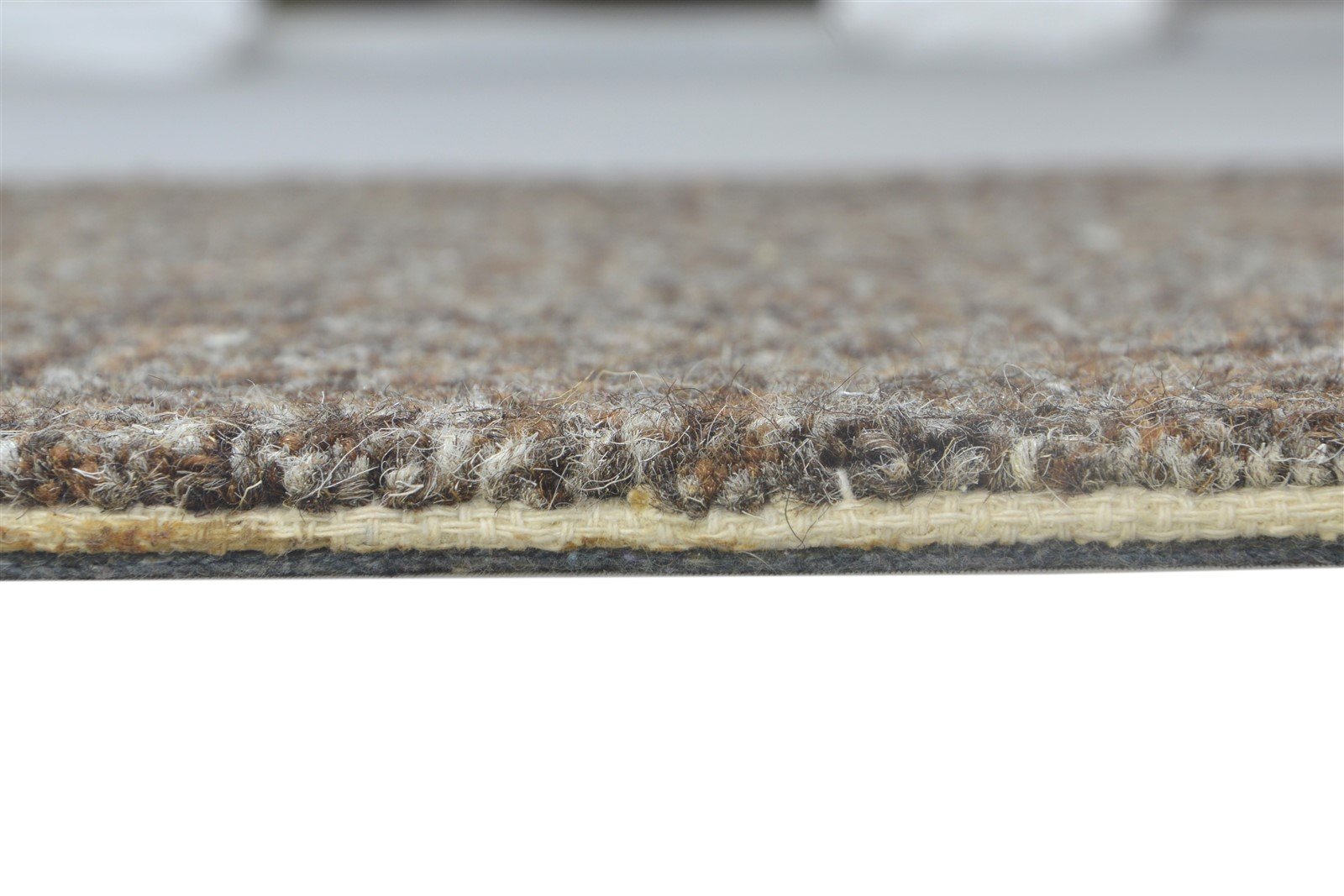 Hand Tufted Brown Wool Rug 2' X 3' Modern Scandinavian Solid Small Carpet 7864134500501