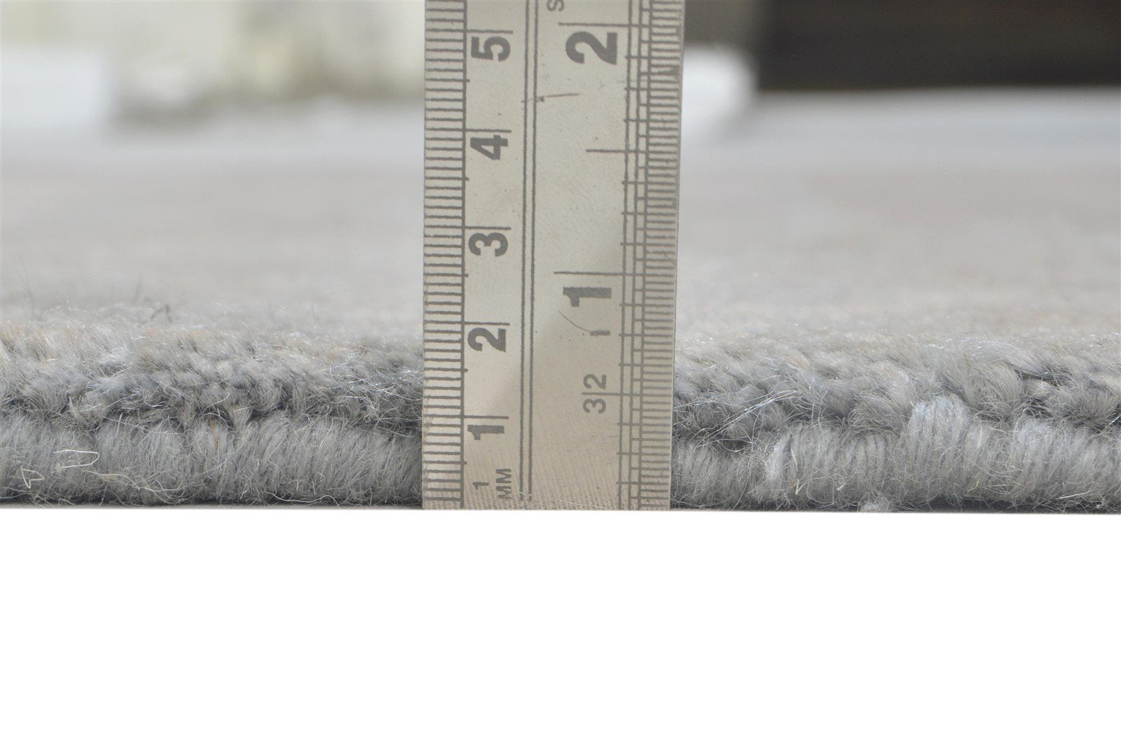 Hand Tufted Brown Wool Rug 3' X 5' Modern Scandinavian Solid Room Size Carpet 7864142626965