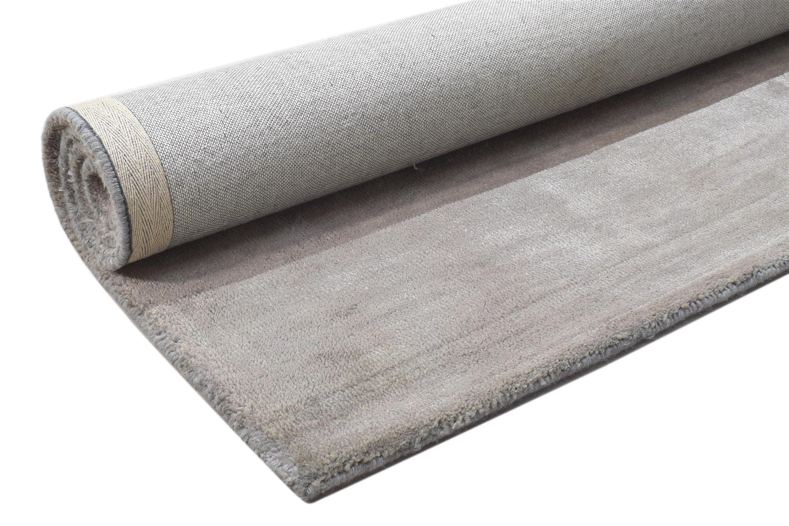 Hand Tufted Brown Wool Rug 3' X 5' Modern Scandinavian Solid Room Size Carpet 7864142626965