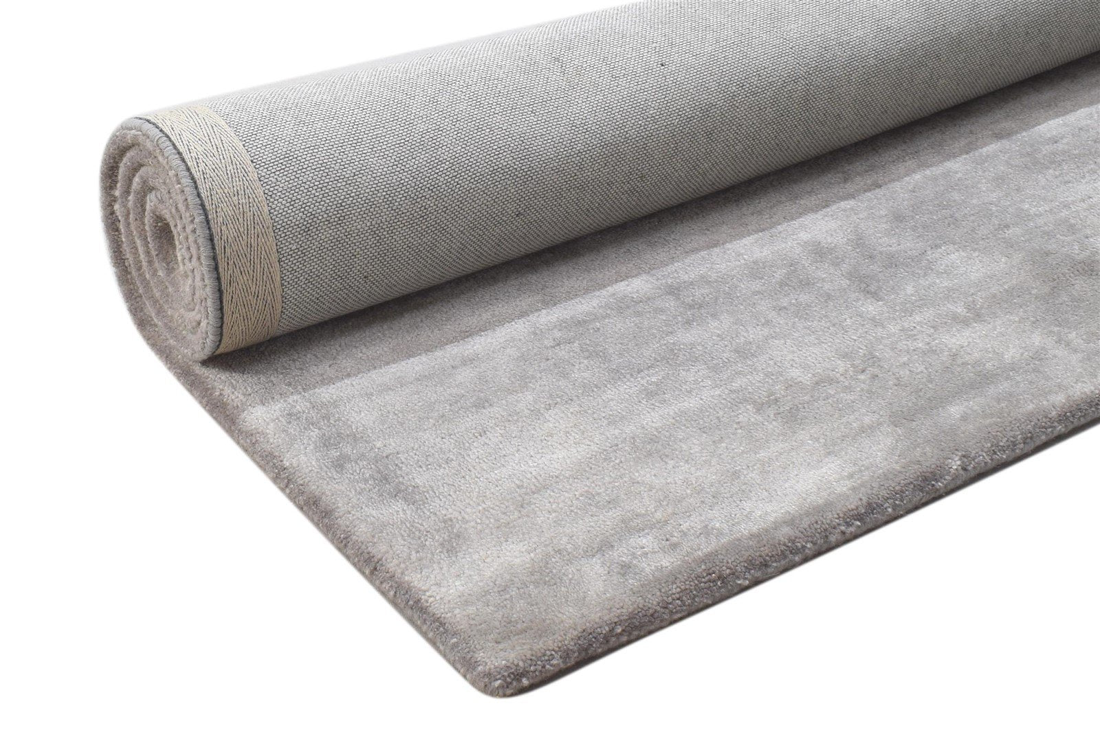 Hand Tufted Brown Wool Rug 3' X 5' Modern Scandinavian Solid Room Size Carpet 7864143216789