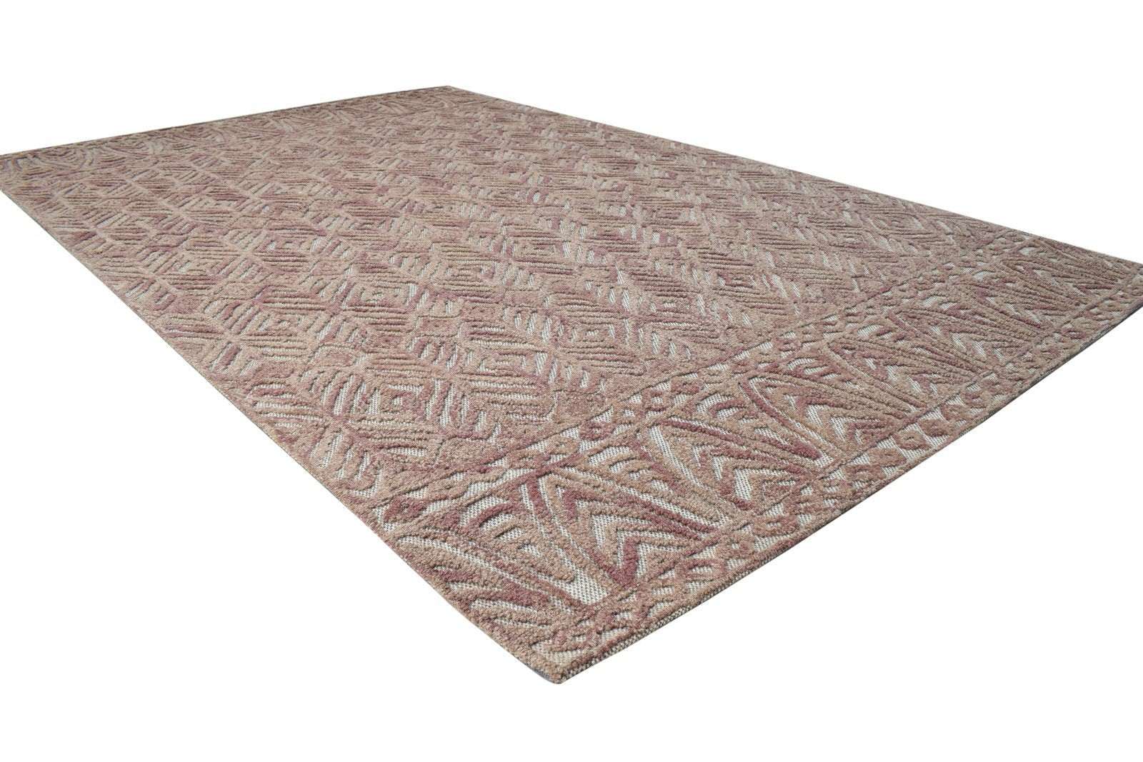 Ann-Marie Hand Tufted Brown Wool Rug 5' X 8' Modern Scandinavian Nordic 7865112395925
