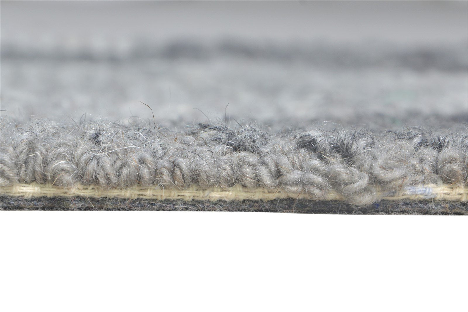 Hand Tufted Charcoal Wool Rug 2' X 3' Modern Scandinavian Diamond Small Carpet 7865135235221