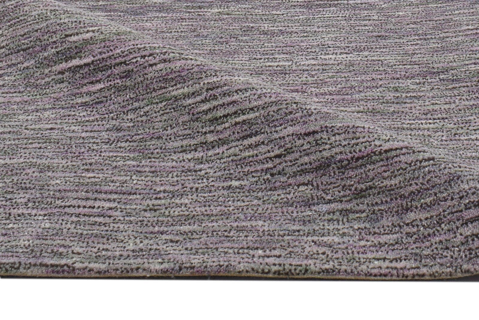 Hand Tufted Charcoal Wool Rug 2' X 3' Modern Scandinavian Solid Small Carpet 7864139808917