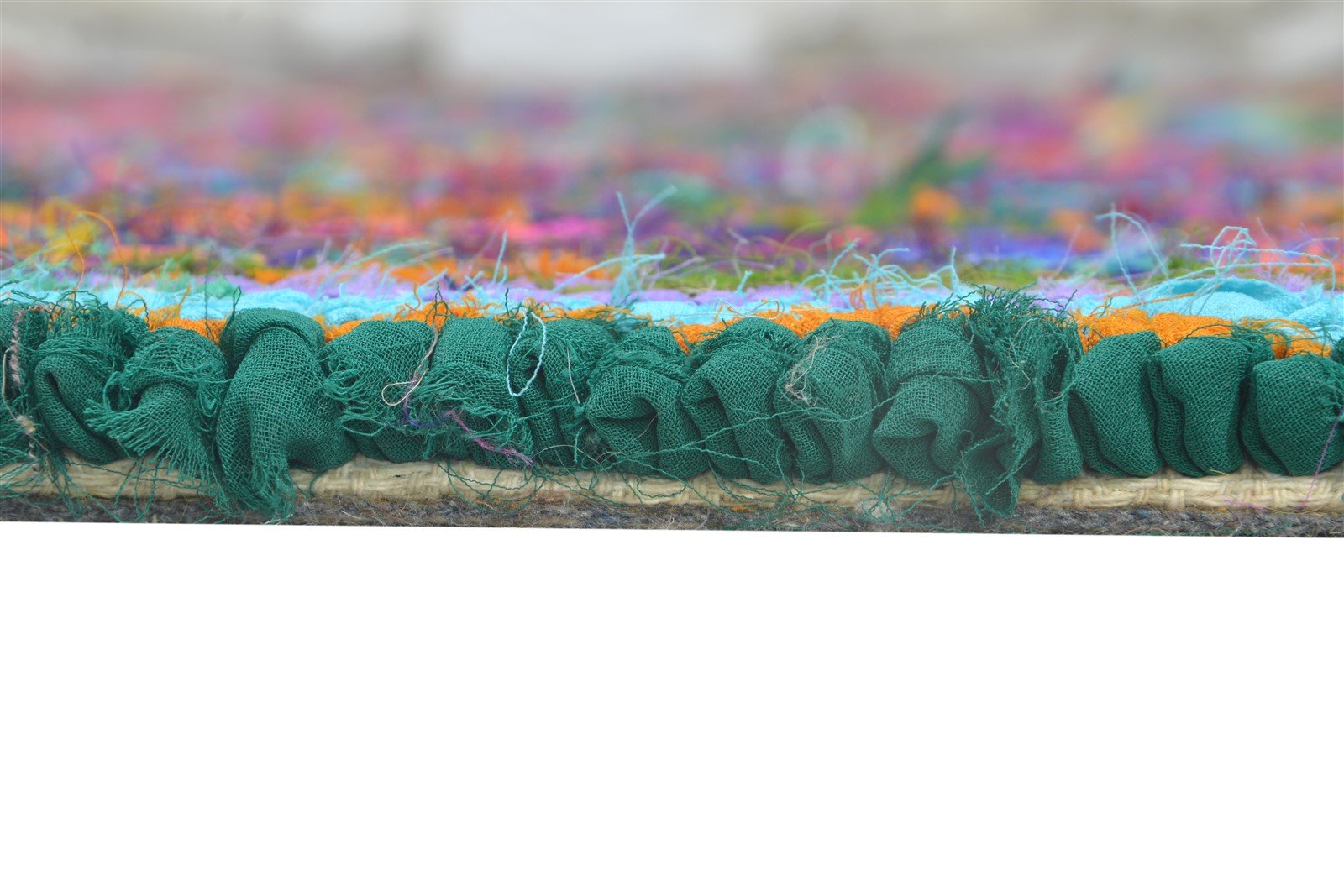 Hand Tufted Colorful Cotton Polyester Rug 5X8 Modern Bohemian Geometric Room Size 7865132253333