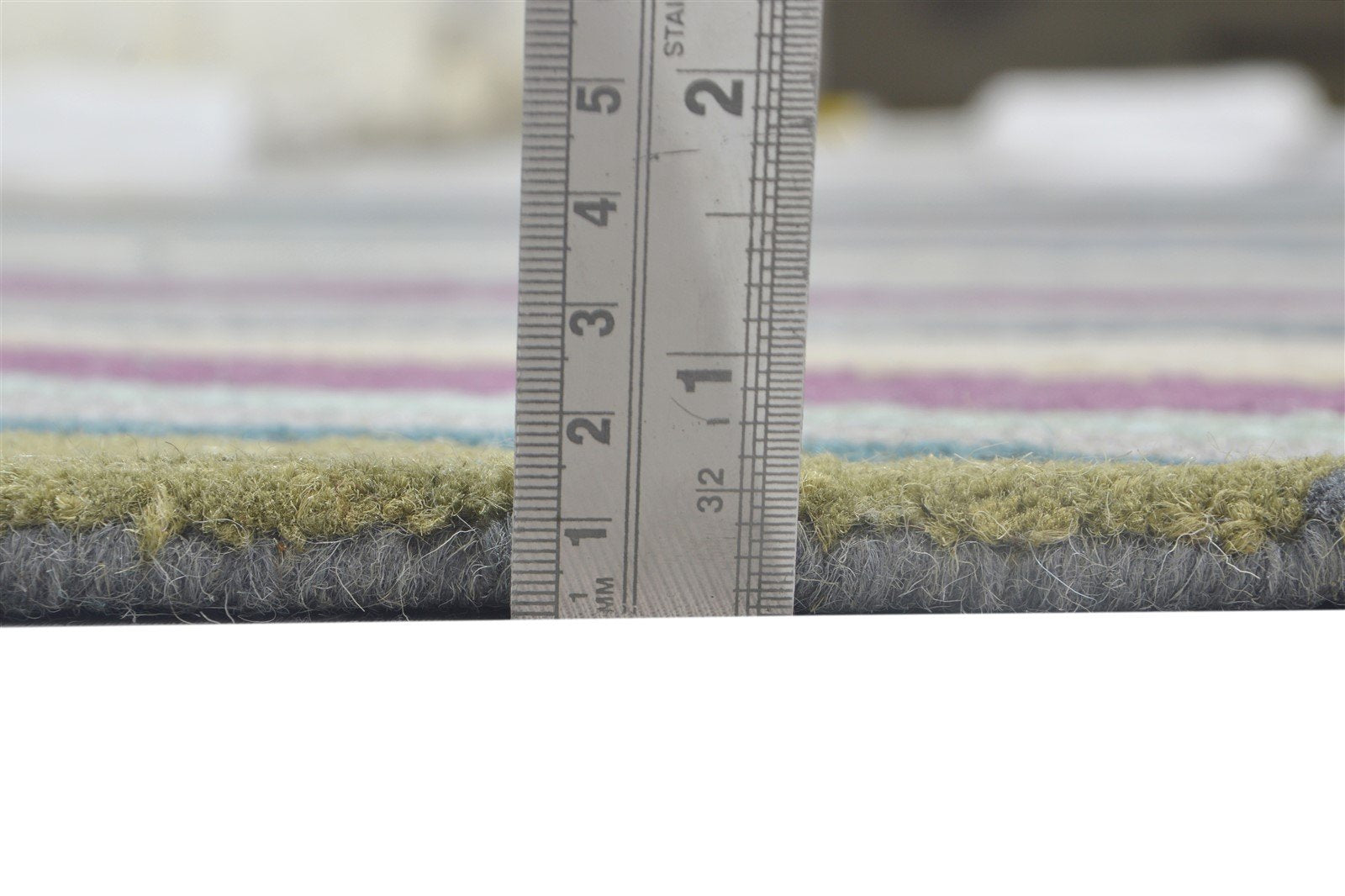 Florence Hand Tufted Colorful Wool Rug 5' X 8' Modern Bohemian Swirls 7864096981141